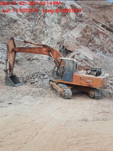 Raw material excavation 